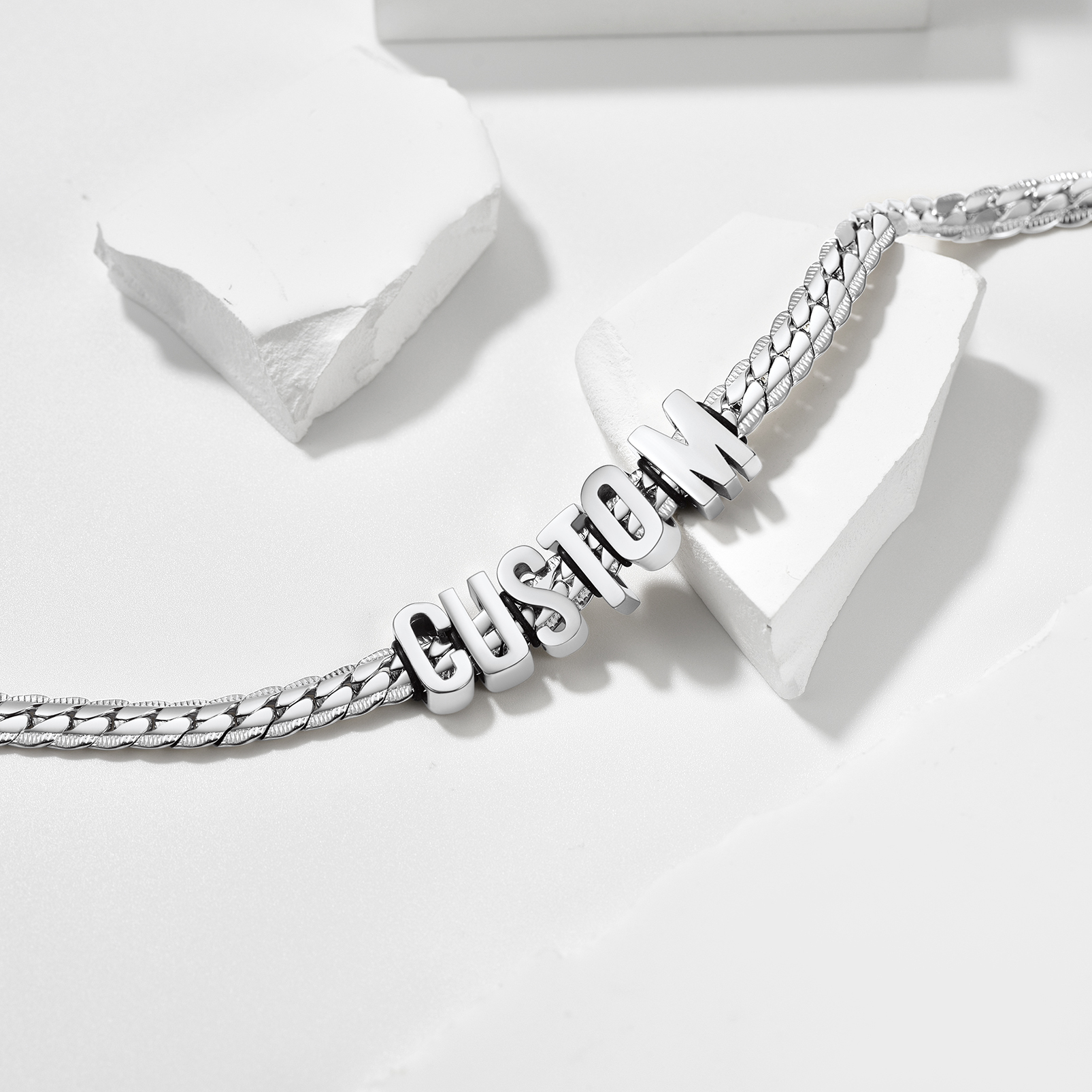 Custom Name  8mm Cuban Chain