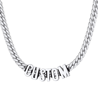 Custom Name  8mm Cuban Chain