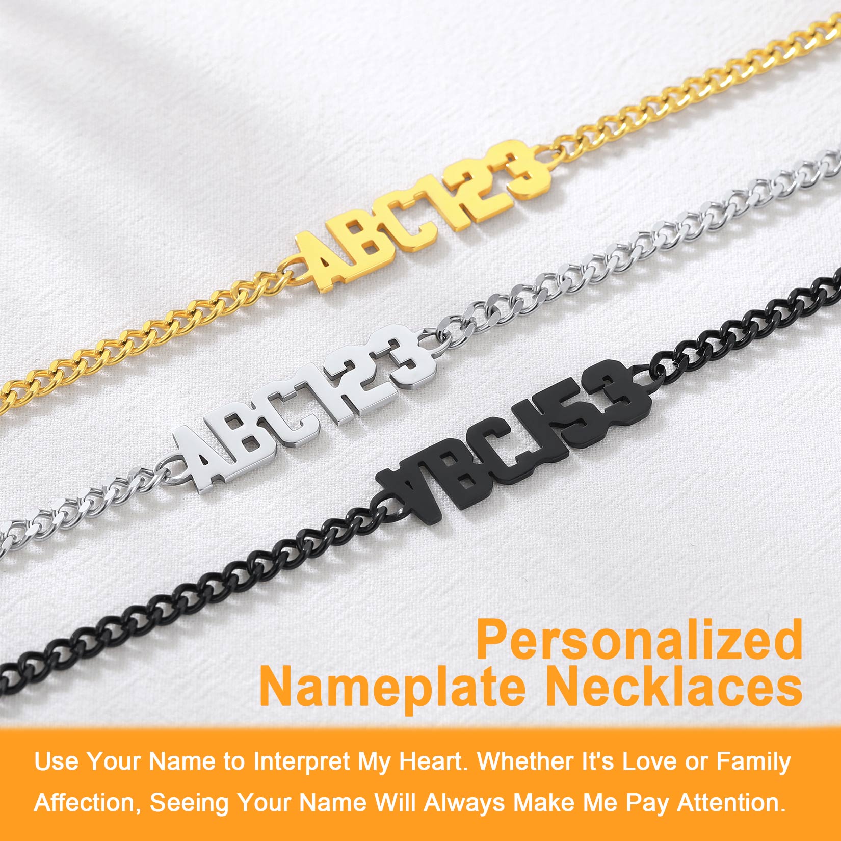 Custom Name 4mm Flat Chain For Men