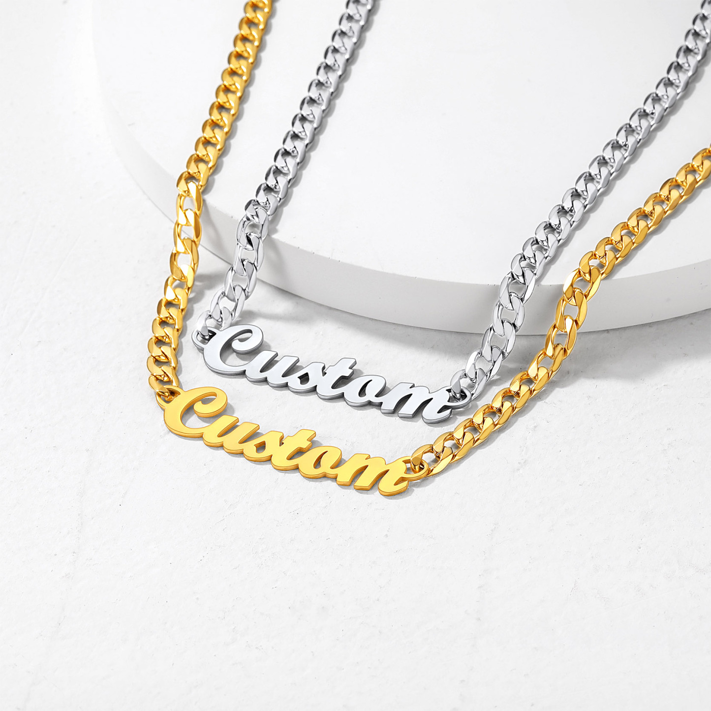 Custom Name 6mm Rope Chain For Men