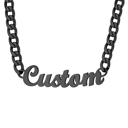 Custom Name 6mm Rope Chain For Men