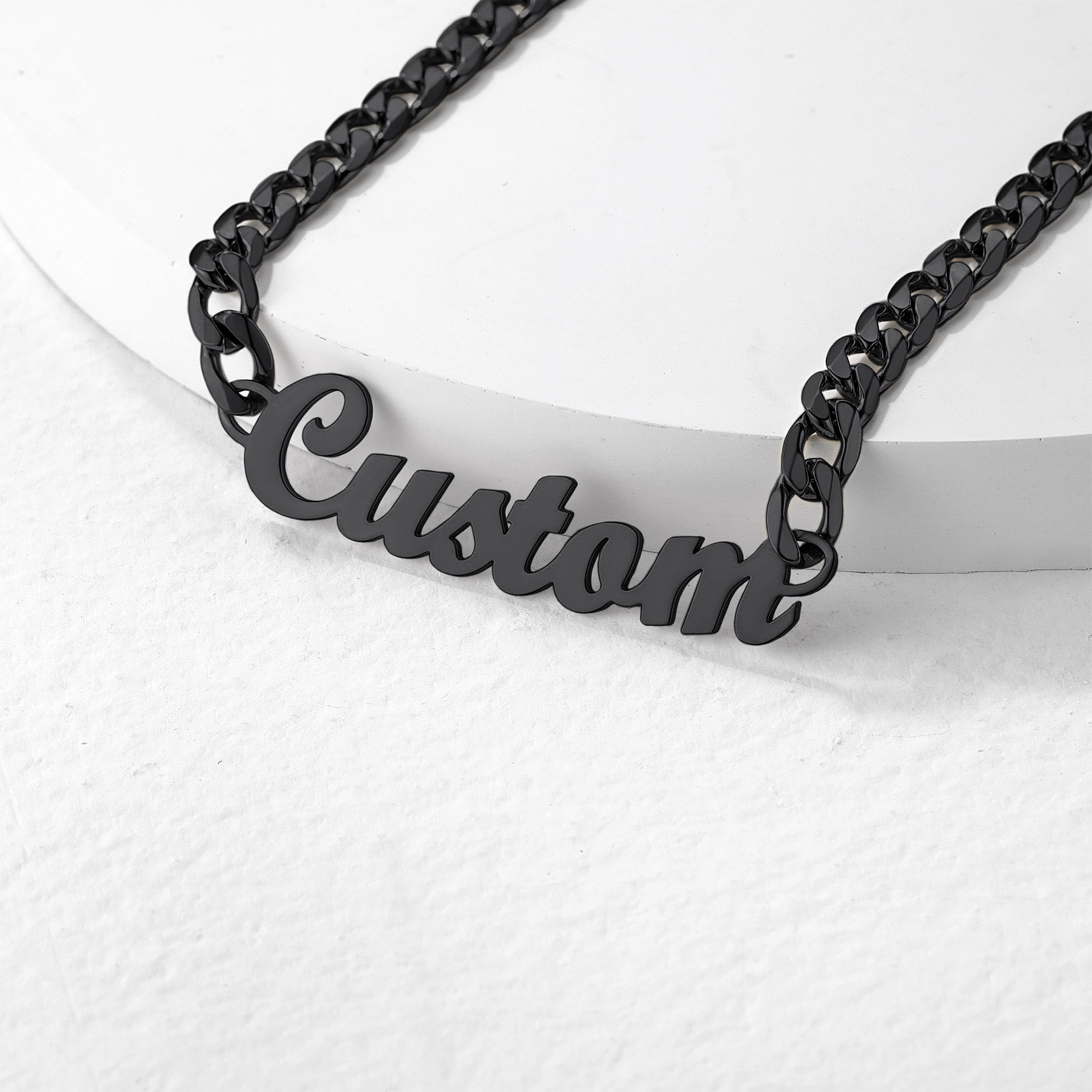 Custom Name 6mm Rope Chain For Men
