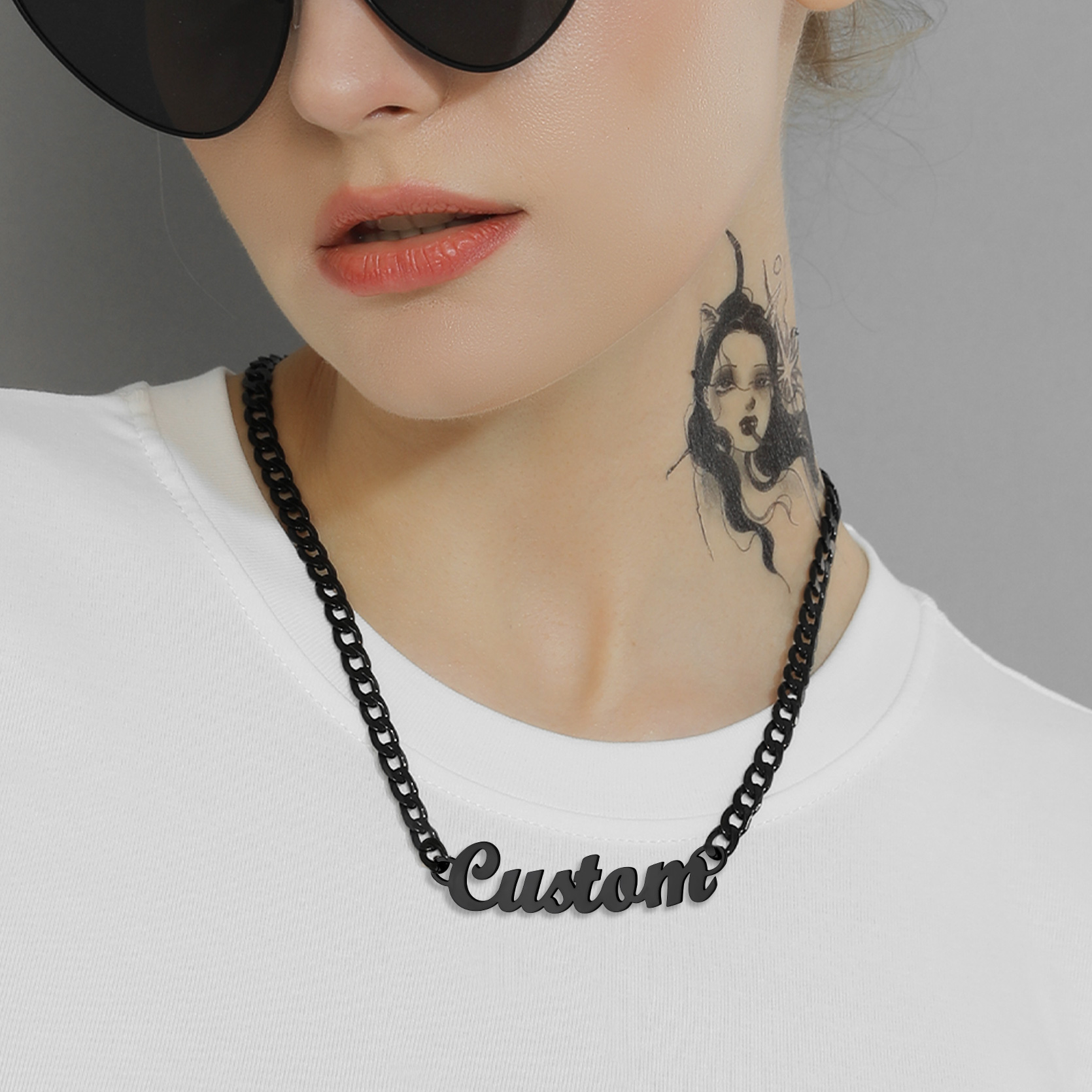 Custom Name 6mm Rope Chain For Men