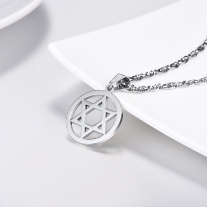 Star of David Jewish Necklace