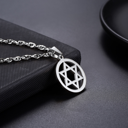Star of David Jewish Necklace
