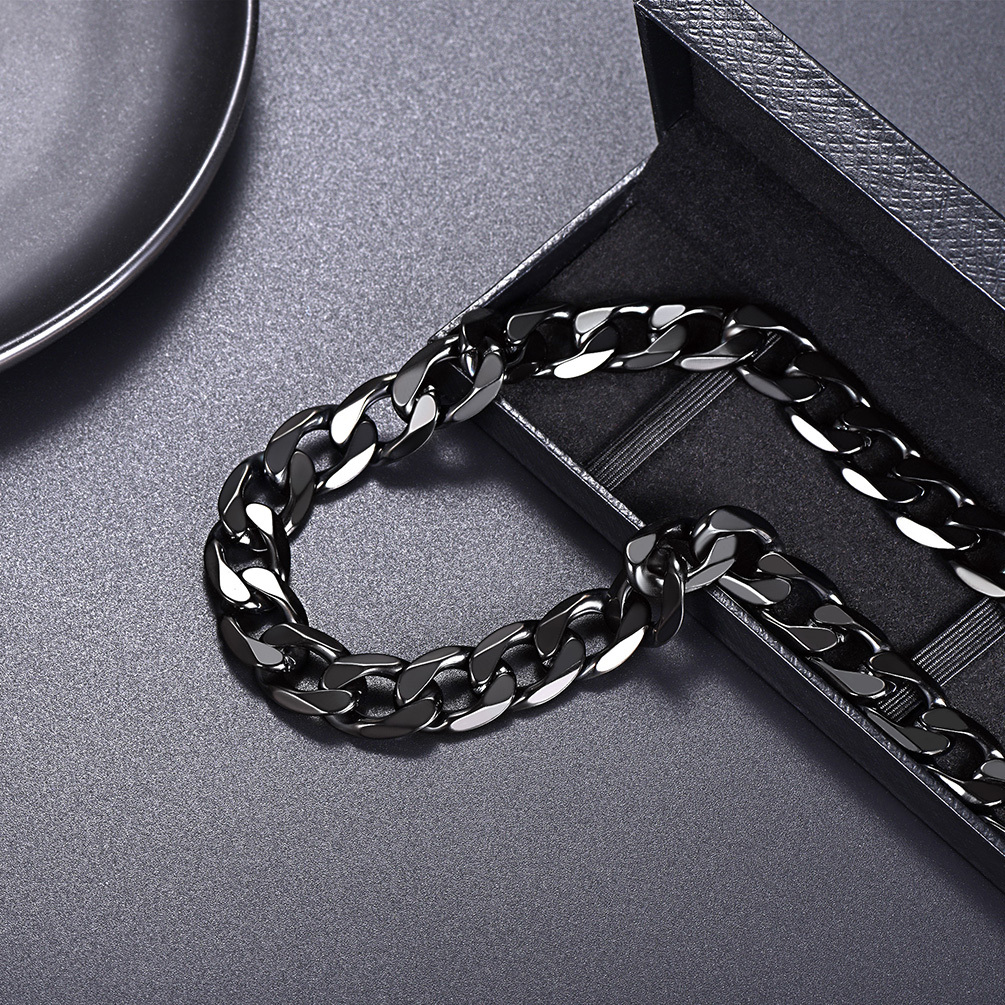 13mm Stainless Steel Cuban chain Necklace