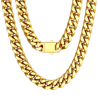 5/7/9/12/14mm Miami Cuban Link Chain for Men