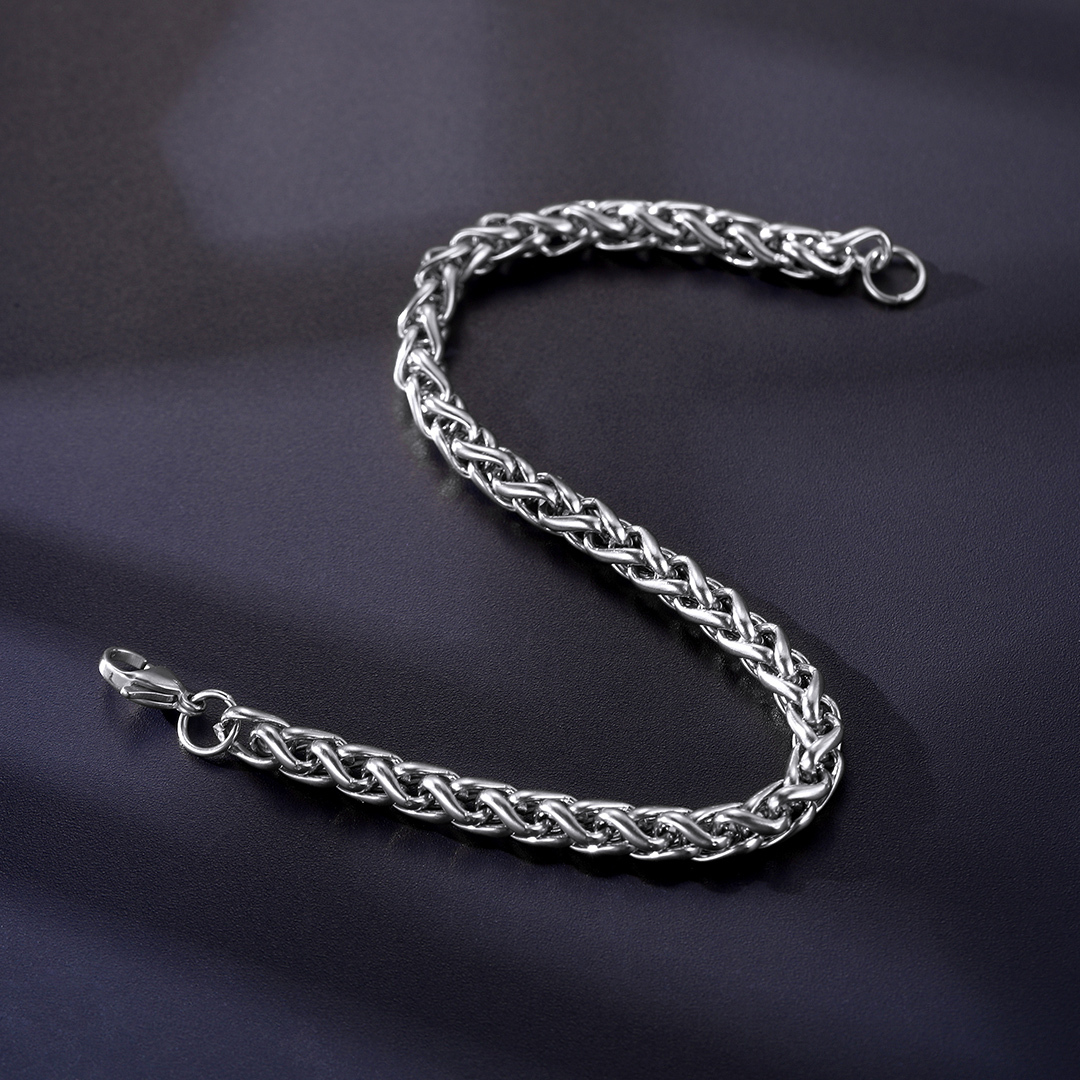 Spiga Wheat Rope Chain Bracelet