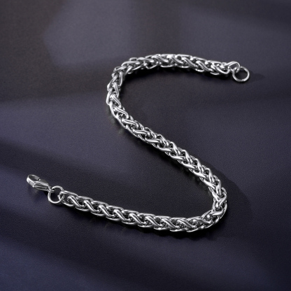 Spiga Wheat Rope Chain Bracelet