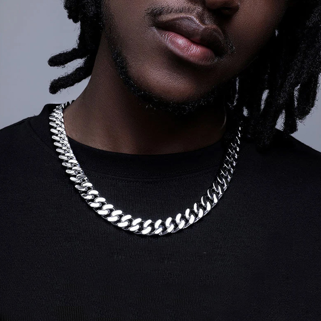 Miami Cuban Chain for Men - Heavy Duty Stainless Steel Link