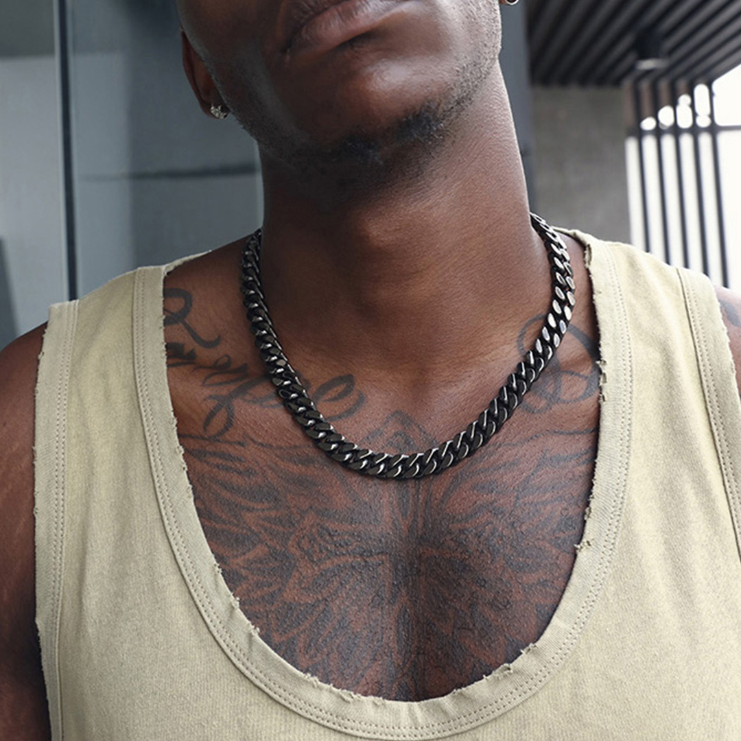 Miami Cuban Chain for Men - Heavy Duty 316L Stainless Steel Chain