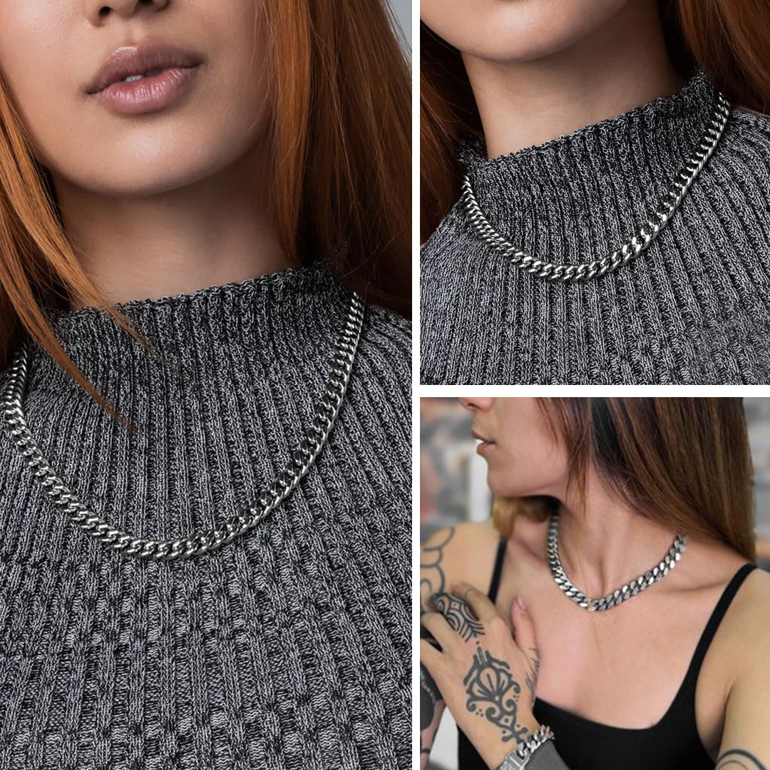 Miami Cuban Chain for Women - Heavy Duty Stainless Steel Link