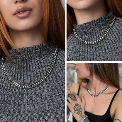 Miami Cuban Chain for Women - Heavy Duty Stainless Steel Link