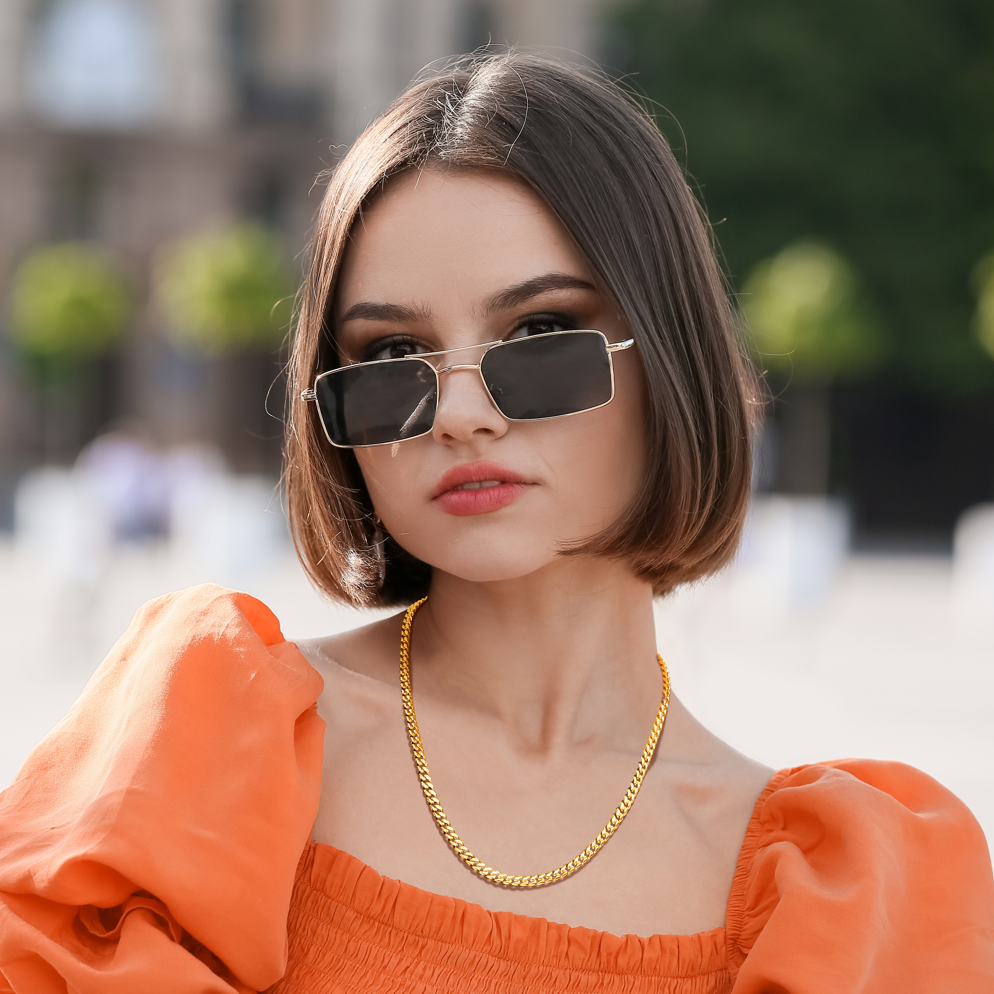 6mm Stainless Steel Cuban Chain Necklace