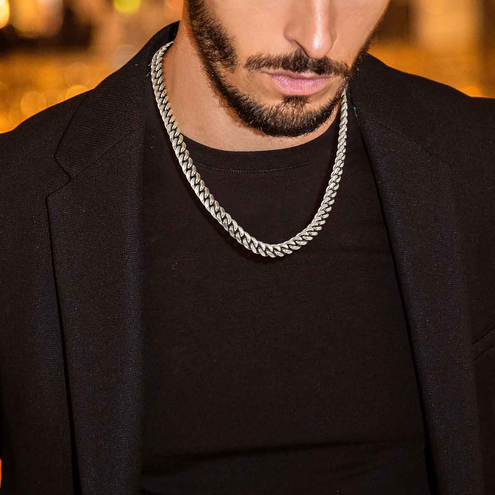 10mm Stainless Steel Cuban Link Chain