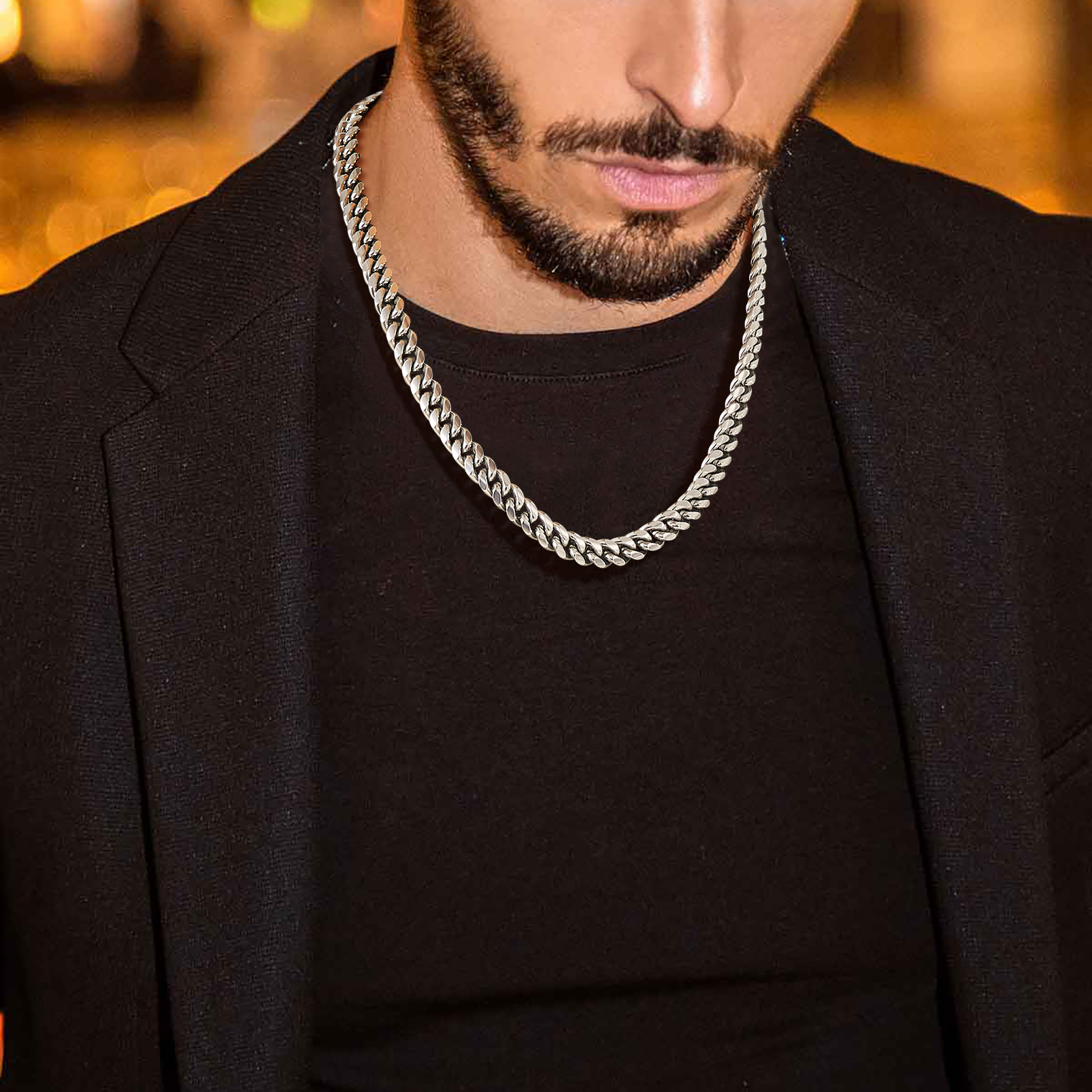 10mm Stainless Steel Cuban Link Chain