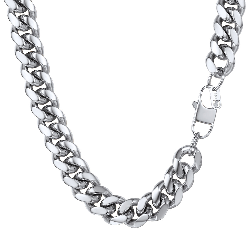 14mm Stainless Steel Cuban Link Chains