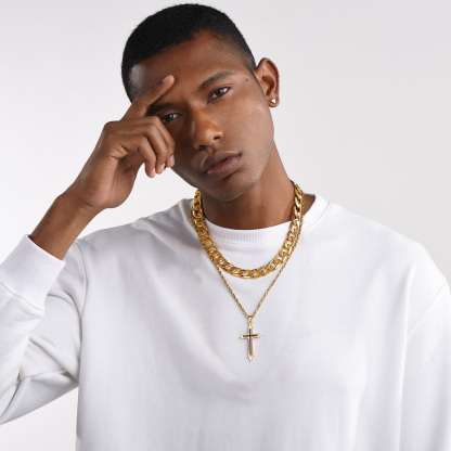 13mm Stainless Steel Cuban chain Necklace