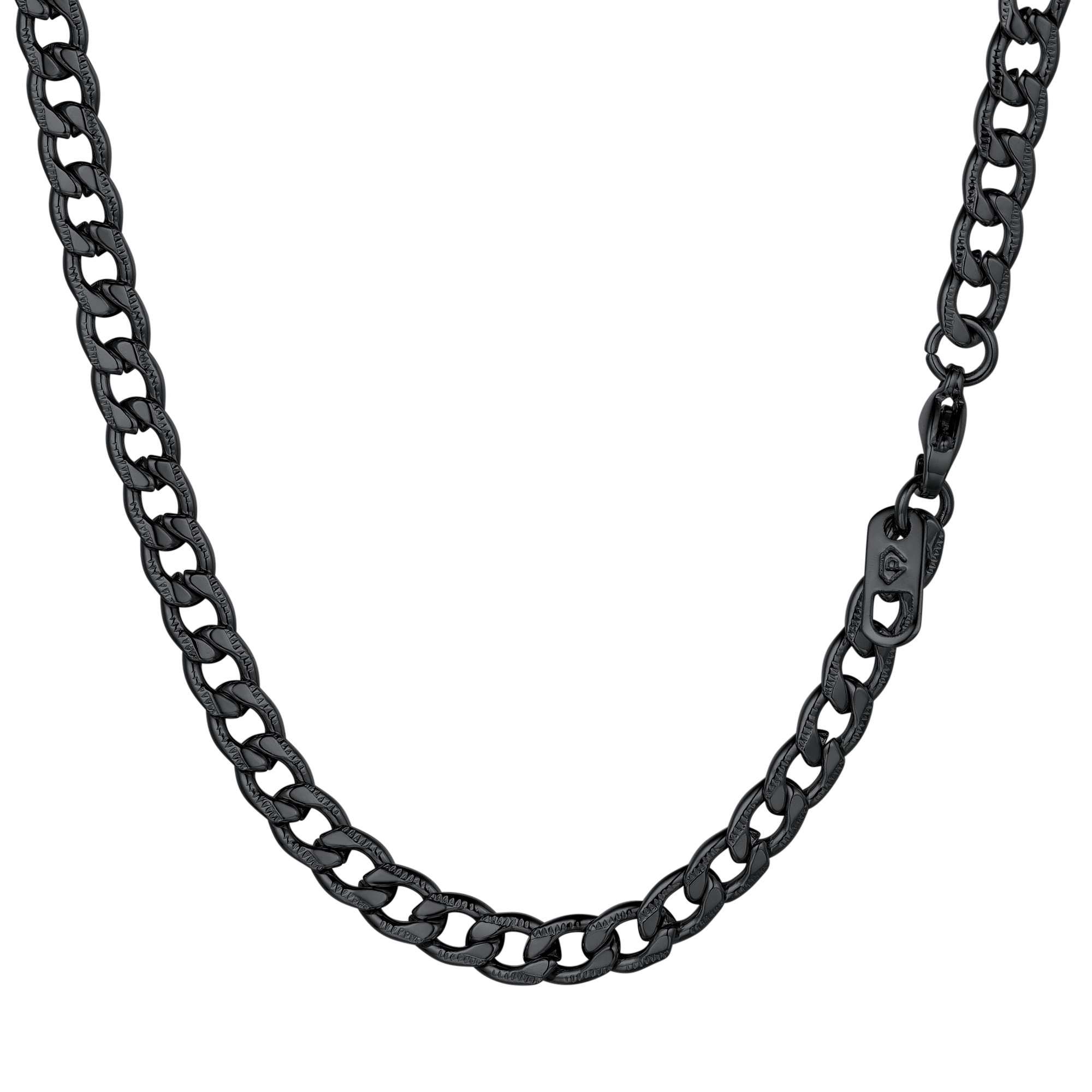 5MM Stainless Steel Cuban Link Chain Miami Pressed Gift for Him