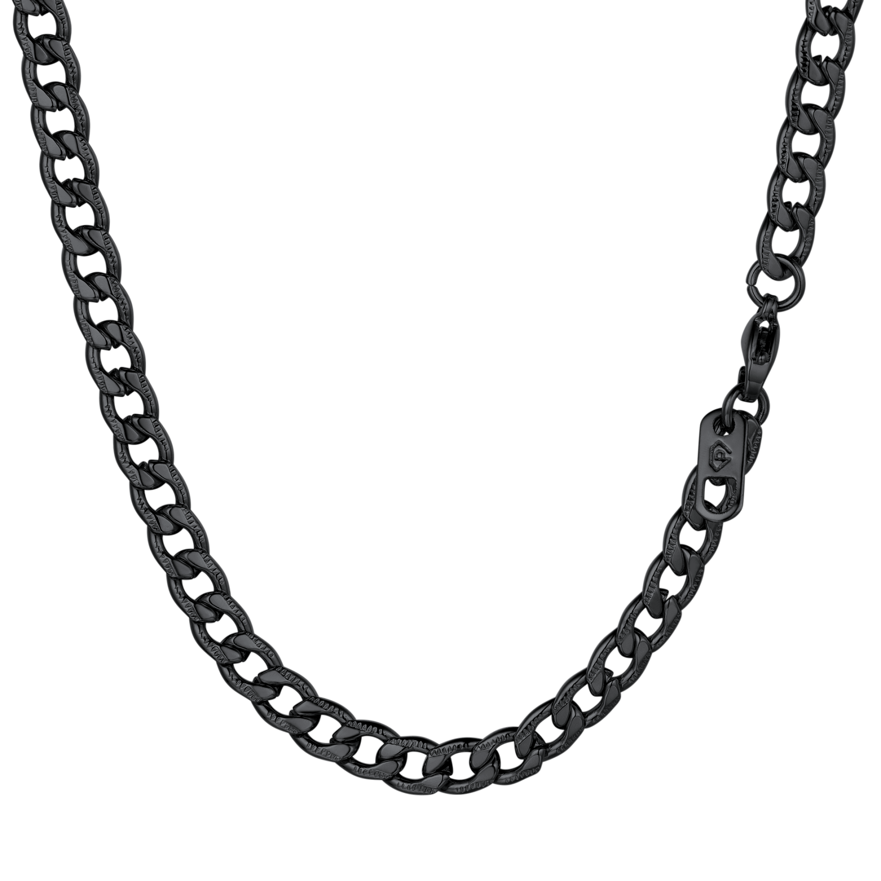 5MM Stainless Steel Cuban Link Chain Miami Pressed Gift for Him