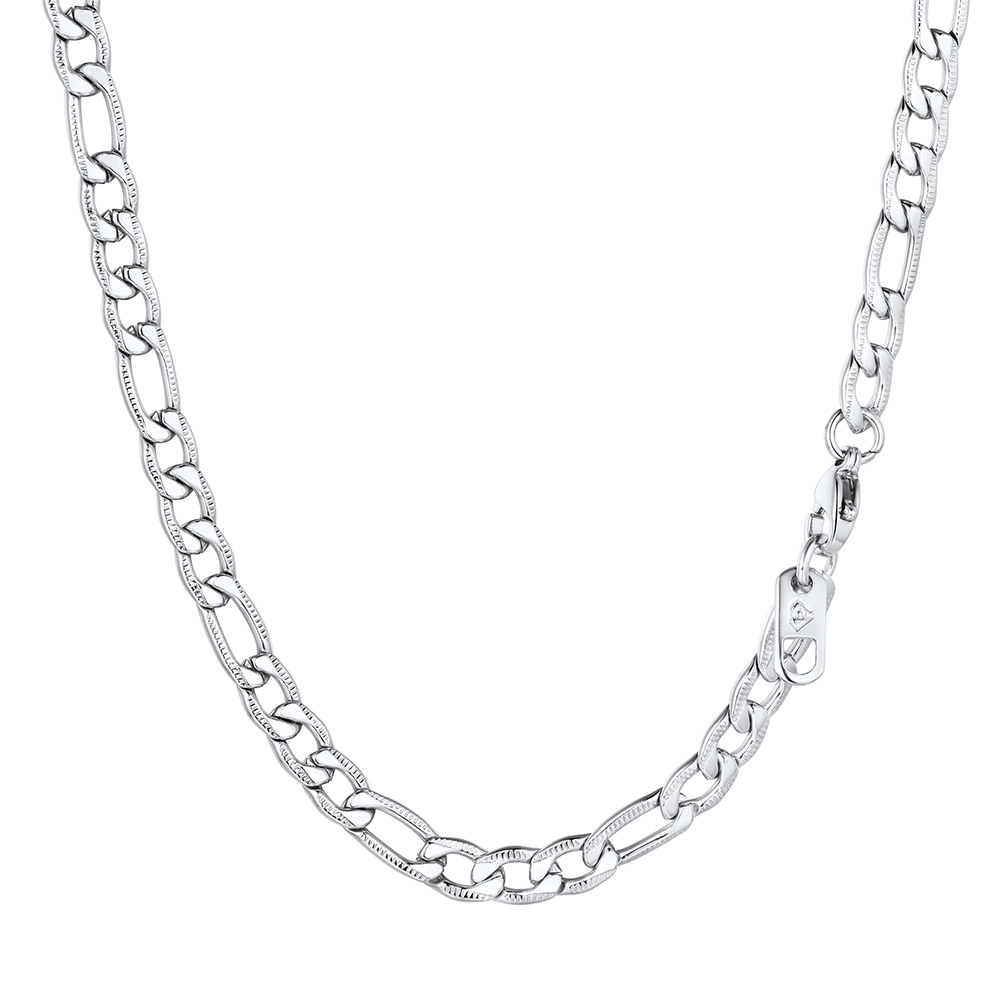 5mm Stainless Steel Figaro Chain