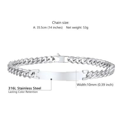 Stainless steel choker necklace size guide