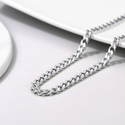 Cuban Link Stainless Steel Necklace