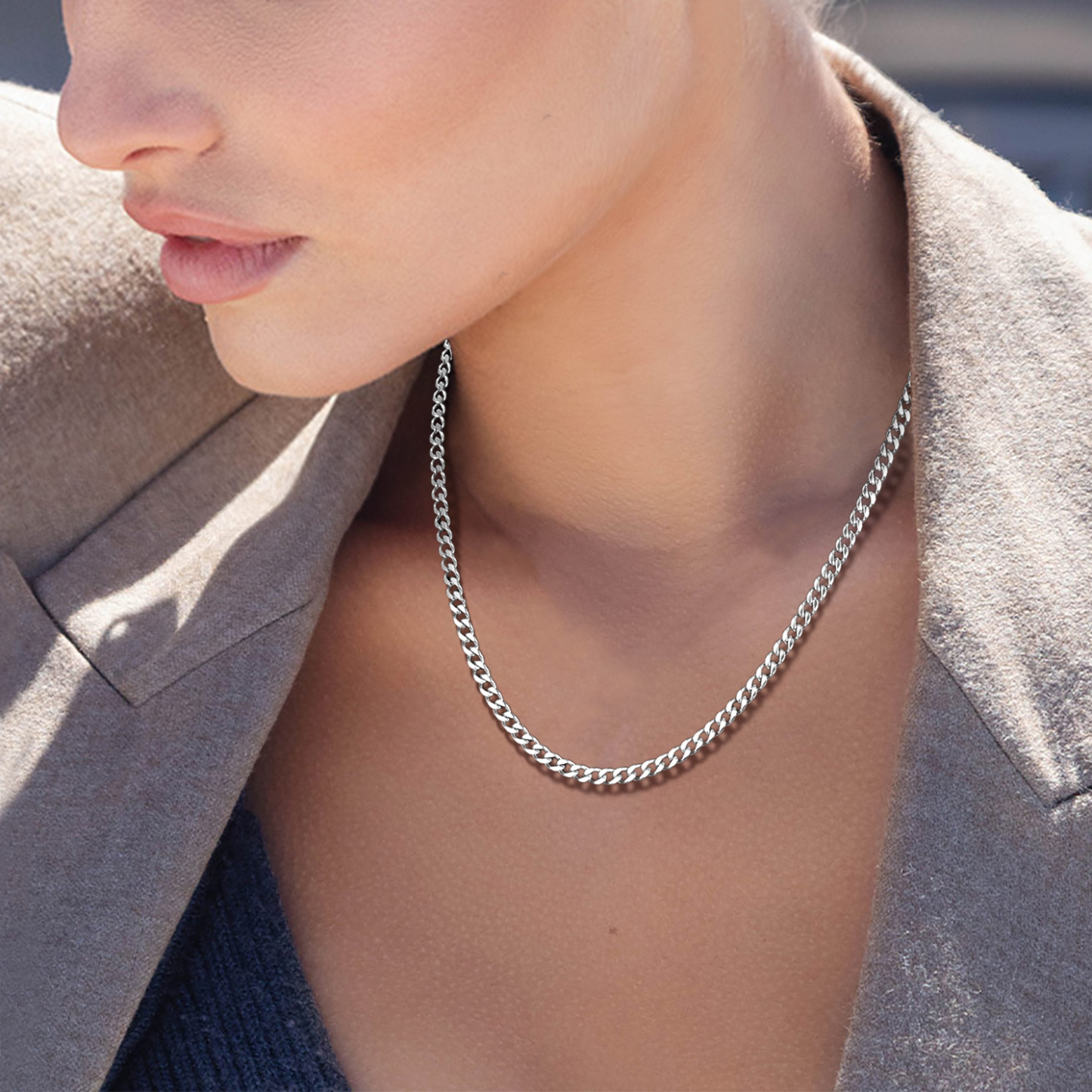 Cuban Link Stainless Steel Necklace