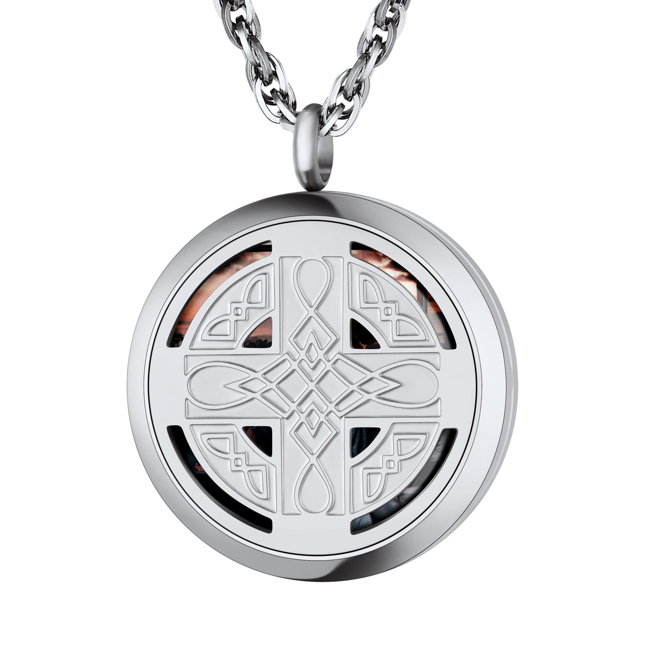 Diffuser Necklace Celtic Knot Pendant