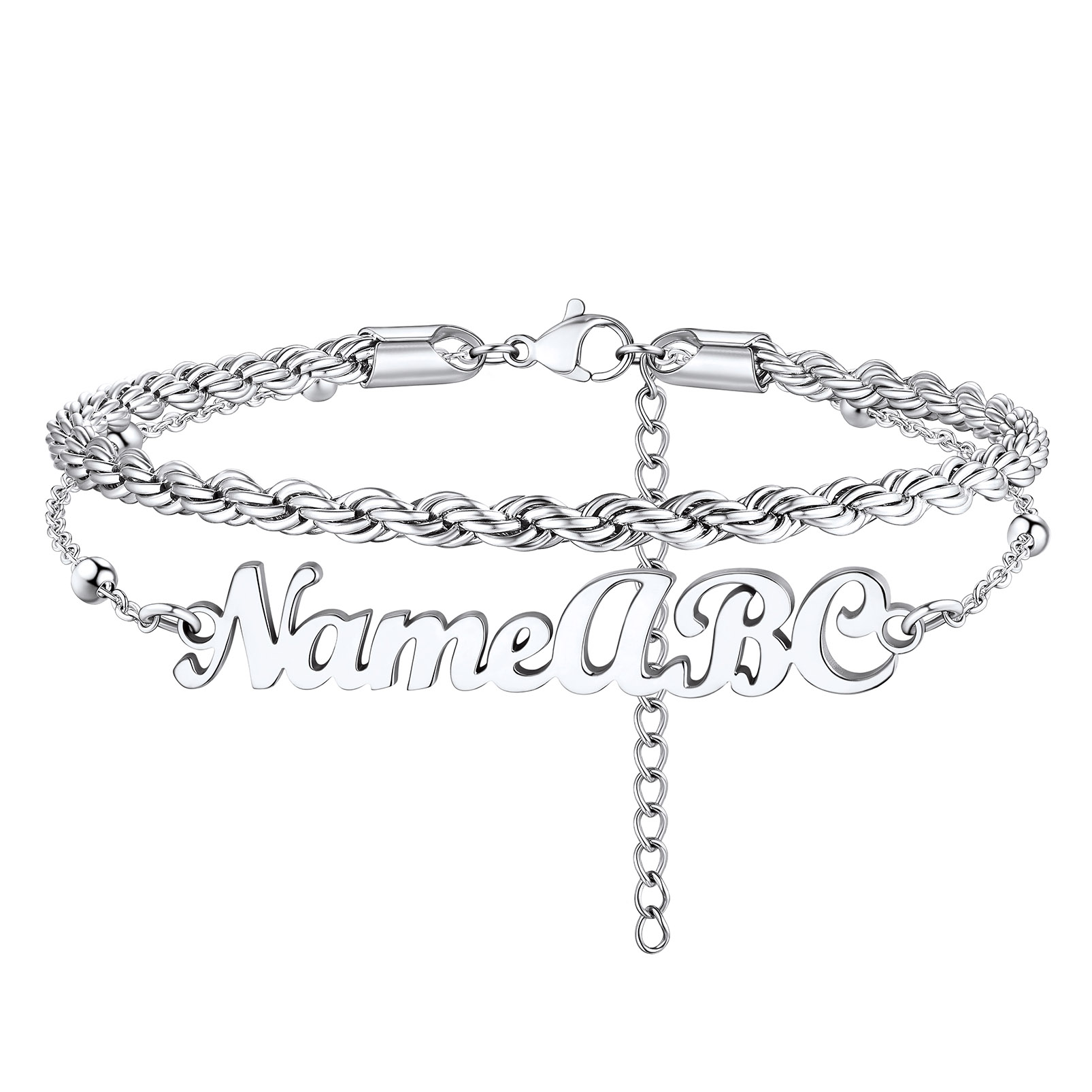 Black Cuban Link Anklets