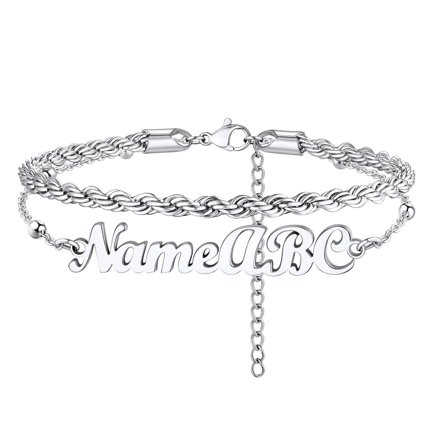 Black Cuban Link Anklets