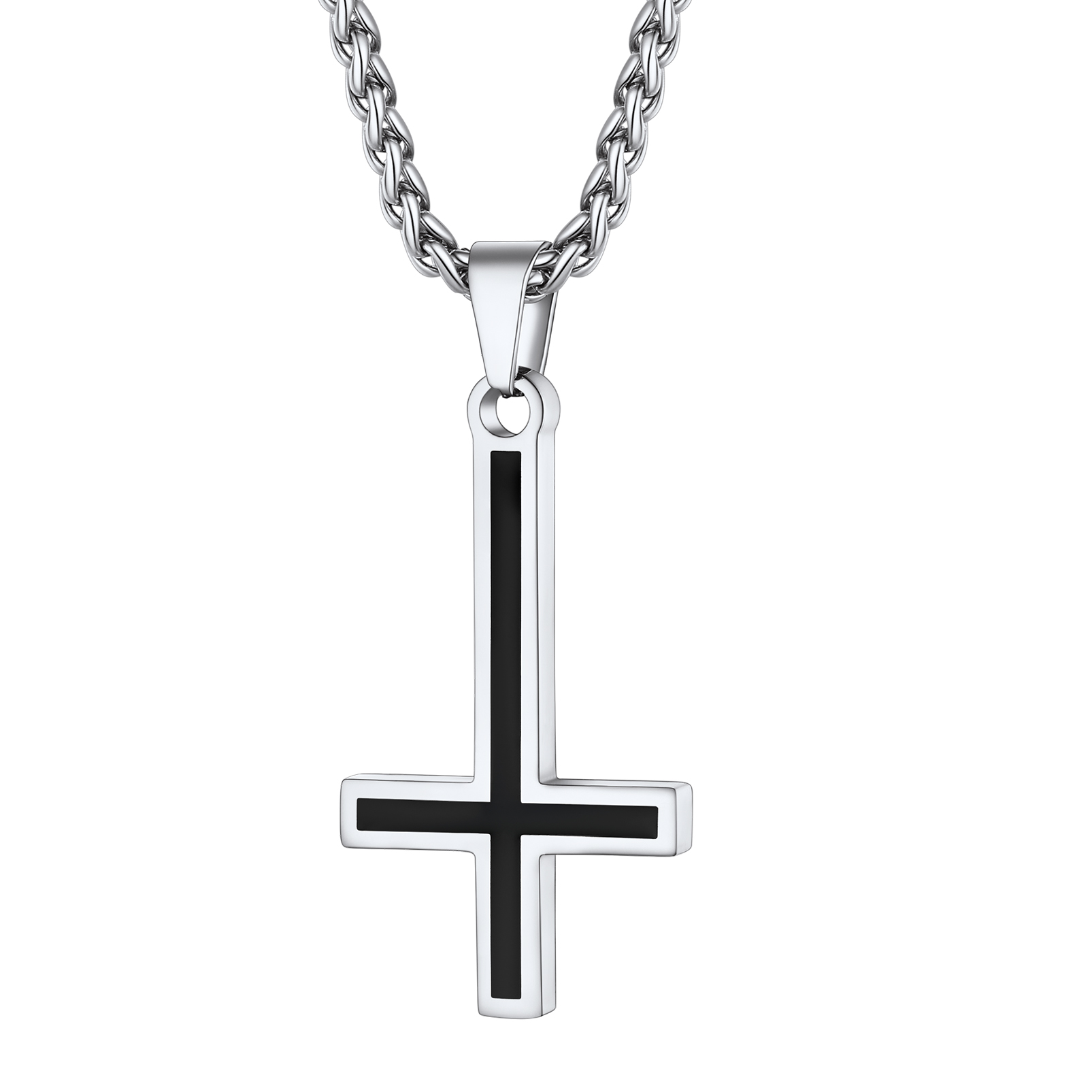 Upside Down Cross Necklace