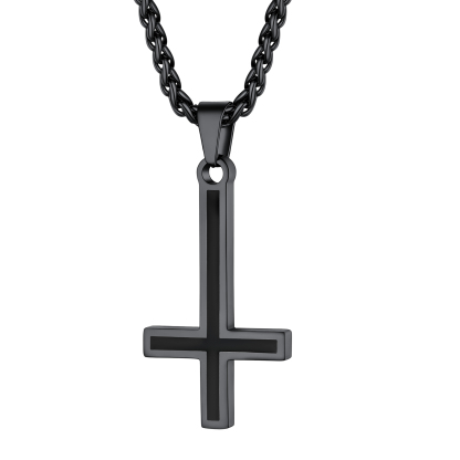 Upside Down Cross Necklace