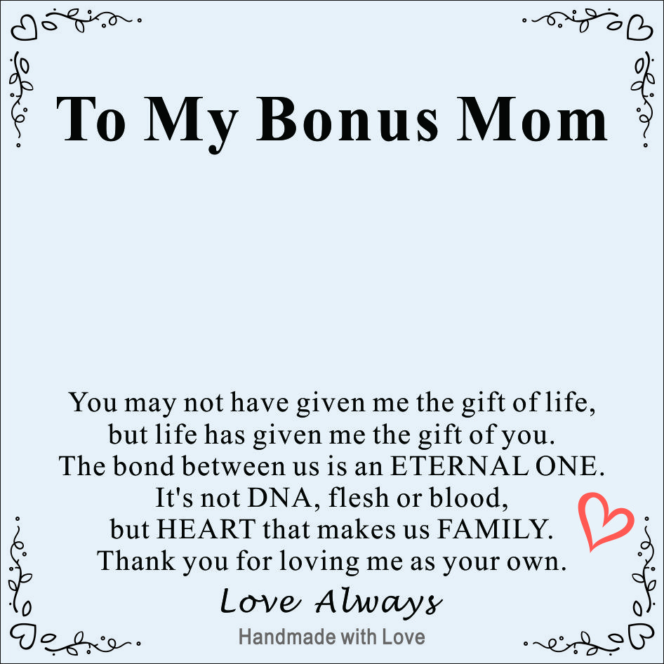 To My Bonus Mom