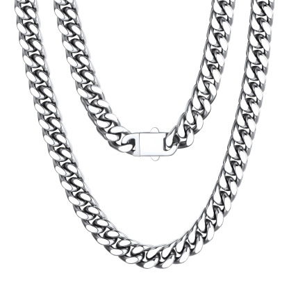 5/7/9/12/14mm Miami Cuban Link Chain for Men