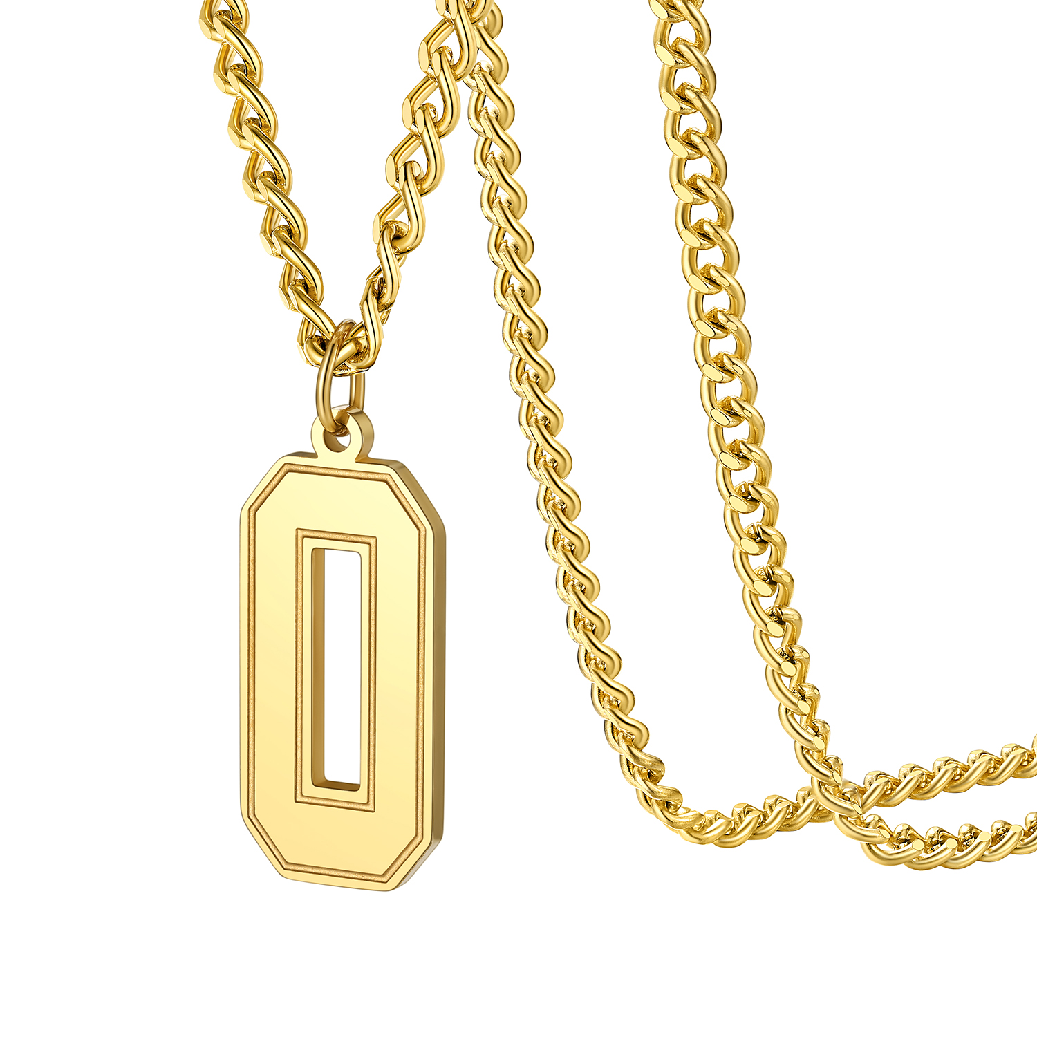 Sport Number Pendant Necklace for Men
