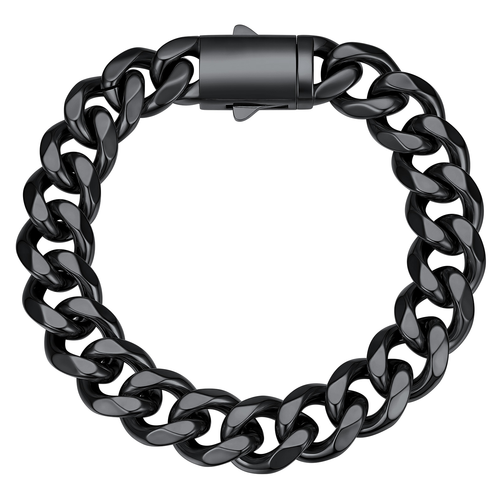 Stainless Steel Cuban Link Chain Bracelet 6/9/12mm For Men 