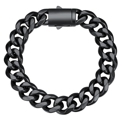 Stainless Steel Cuban Link Chain Bracelet 6/9/12mm For Men 