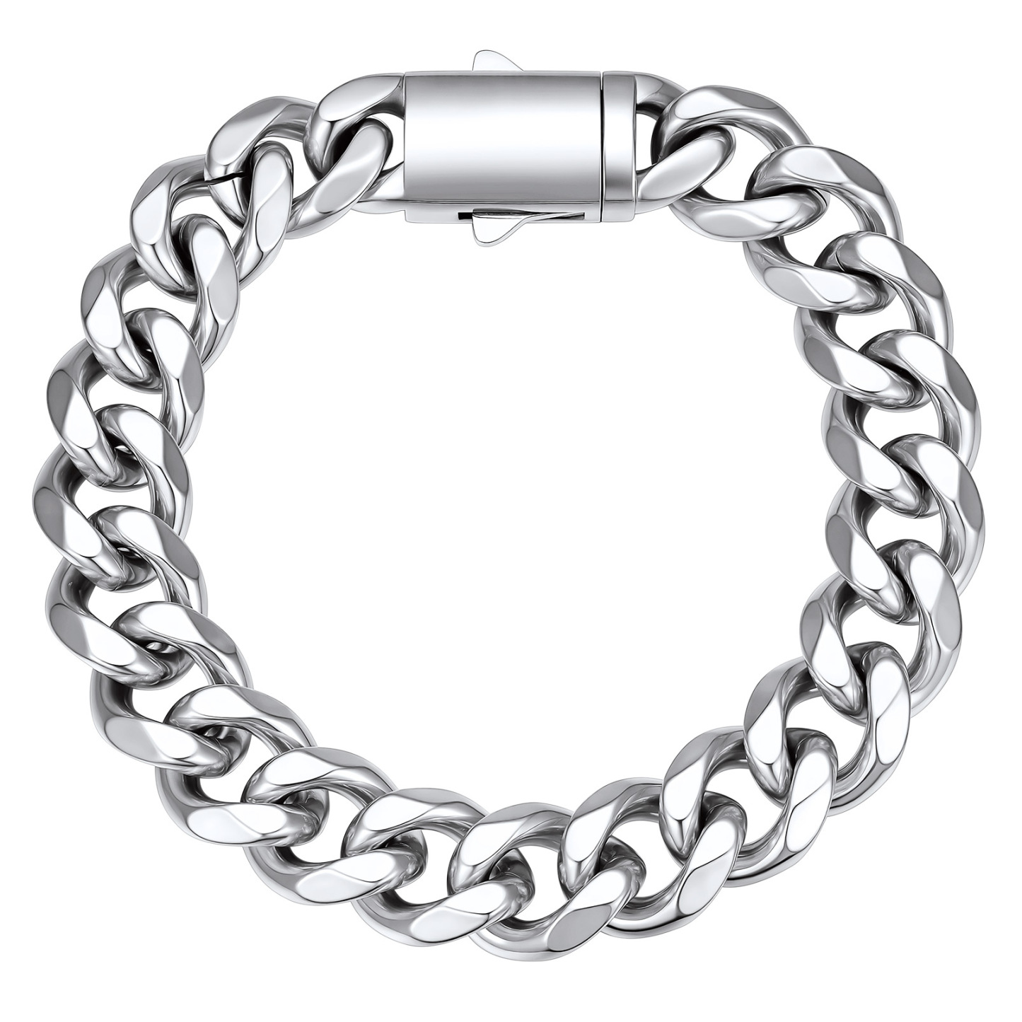 Stainless Steel Cuban Link Chain Bracelet 6/9/12mm For Men 