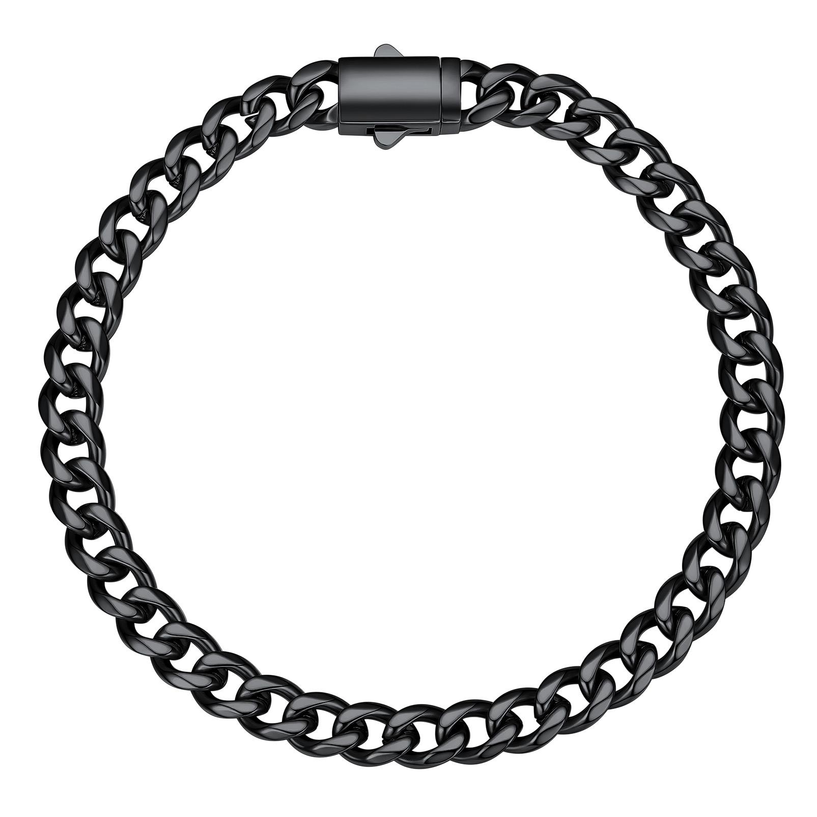 Stainless Steel Cuban Link Chain Bracelet 6/9/12mm For Men 