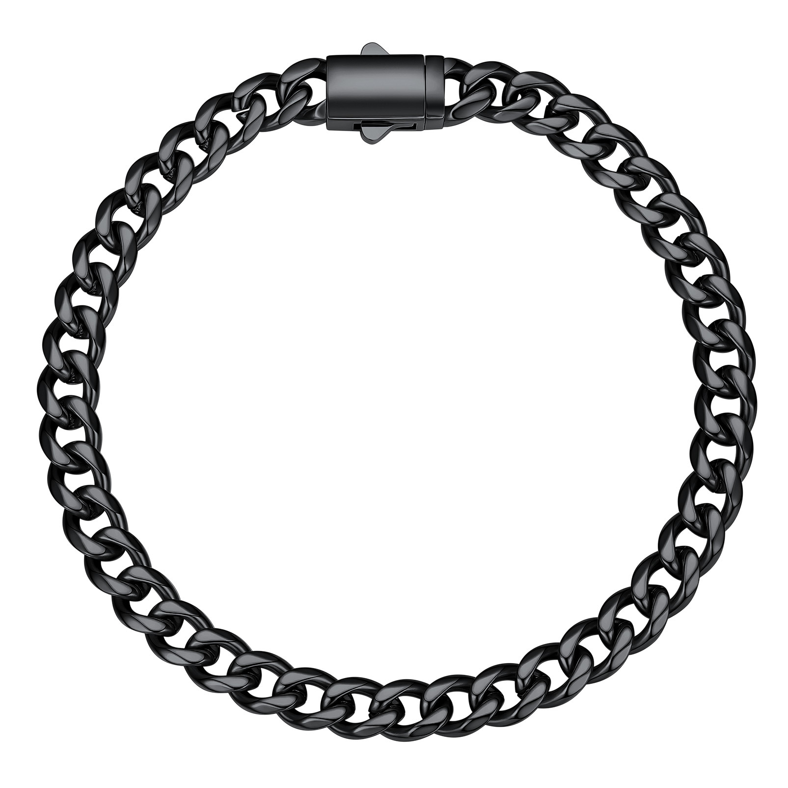 Stainless Steel Cuban Link Chain Bracelet 6/9/12mm For Men 