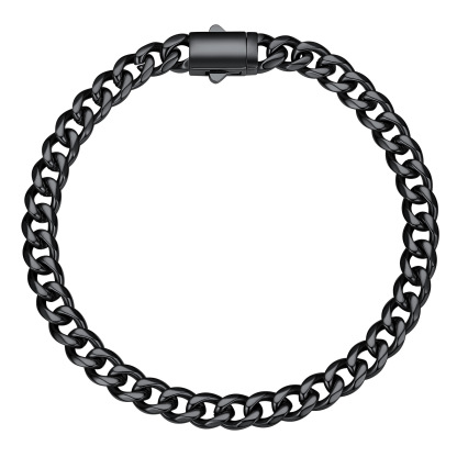 Stainless Steel Cuban Link Chain Bracelet 6/9/12mm For Men 