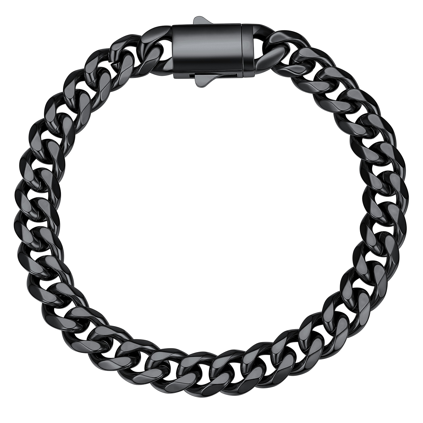 Stainless Steel Cuban Link Chain Bracelet 6/9/12mm For Men 