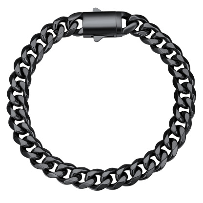 Stainless Steel Cuban Link Chain Bracelet 6/9/12mm For Men 
