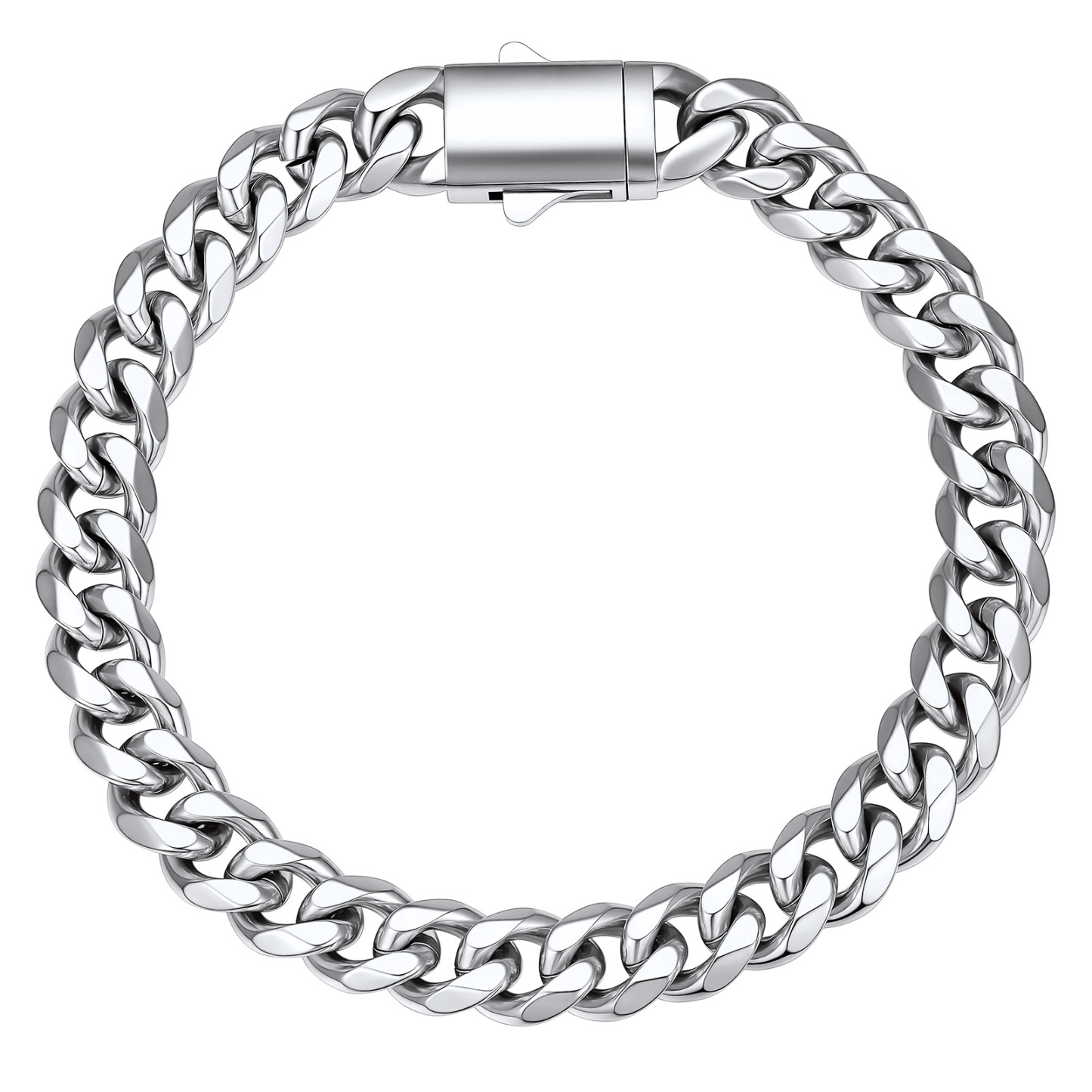 Stainless Steel Cuban Link Chain Bracelet 6/9/12mm For Men 
