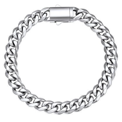 Stainless Steel Cuban Link Chain Bracelet 6/9/12mm For Men 
