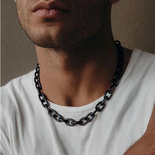 Stainless Steel Rolo Cable Chain For Men Women 3/5/7/9/12mm
