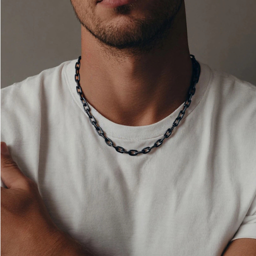 Stainless Steel Rolo Cable Chain For Men Women 3/5/7/9/12mm