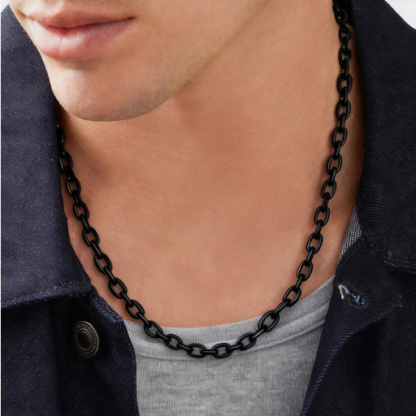 Stainless Steel Rolo Cable Chain For Men Women 3/5/7/9/12mm