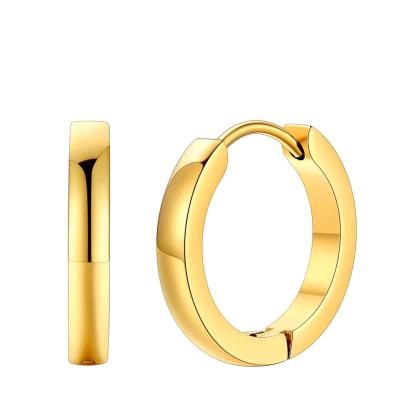 Classic Stainless Steel Hoop Earrings for Men